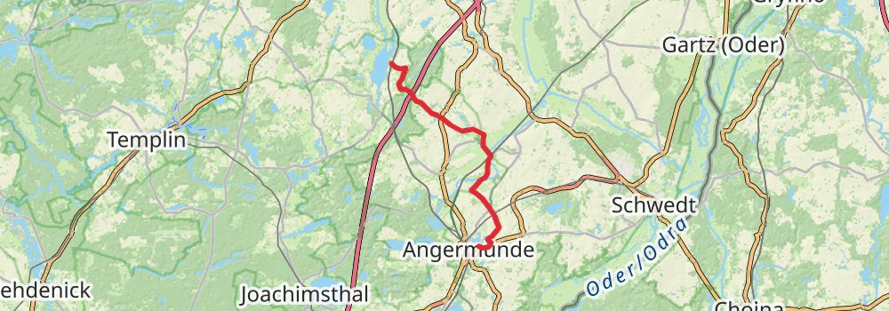 Uckermärker Landrunde stage 2 Map