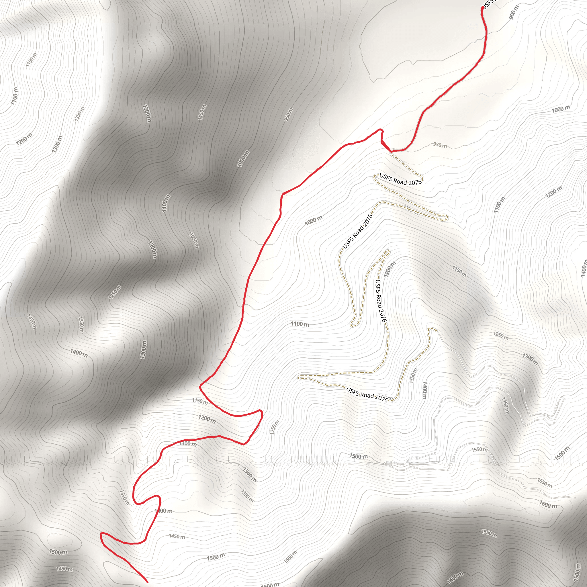 Smeads Bench Trail mobile static map