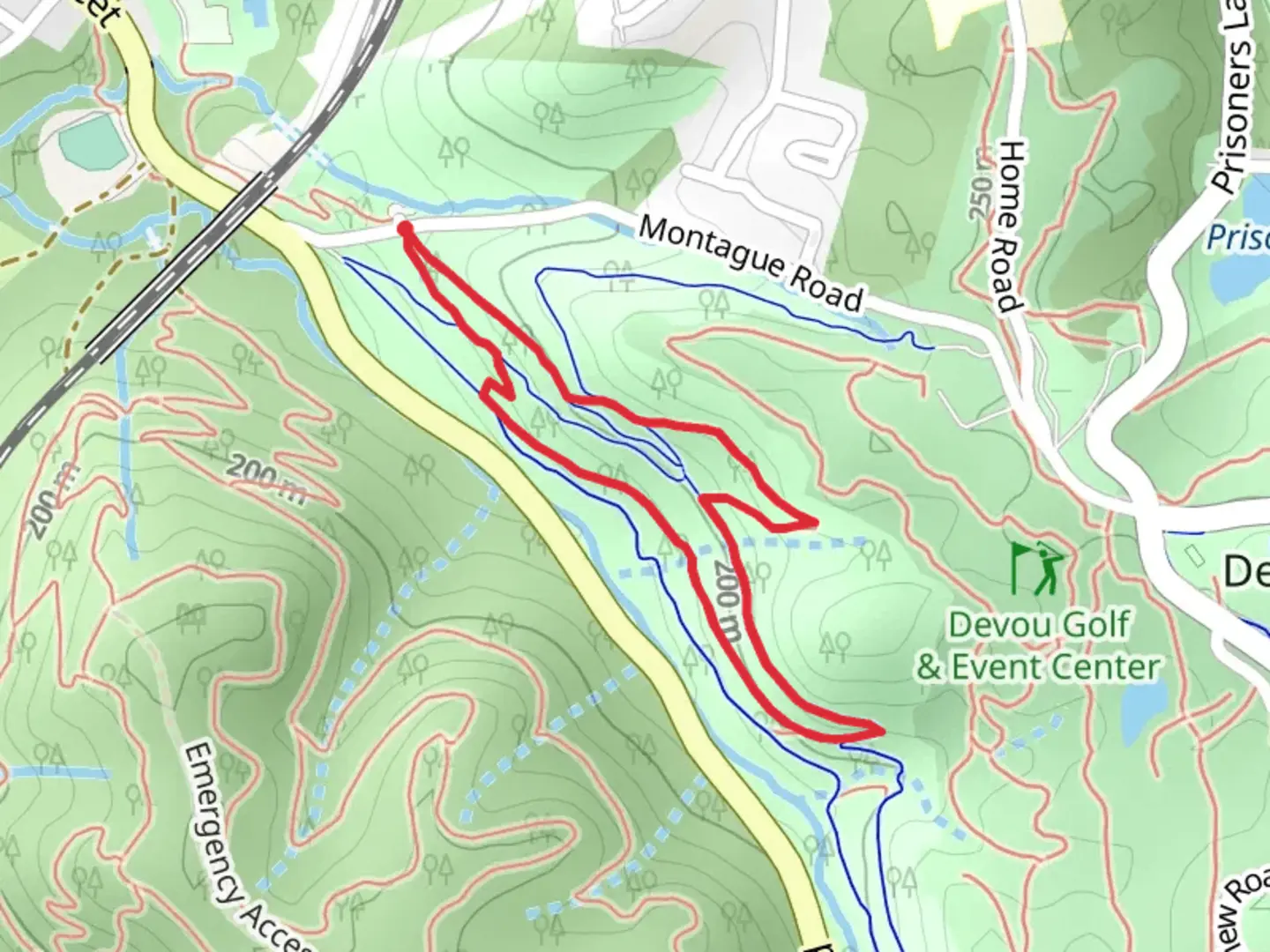 An image depicting the trail Old Montague Loop Trail and its surrounding area.