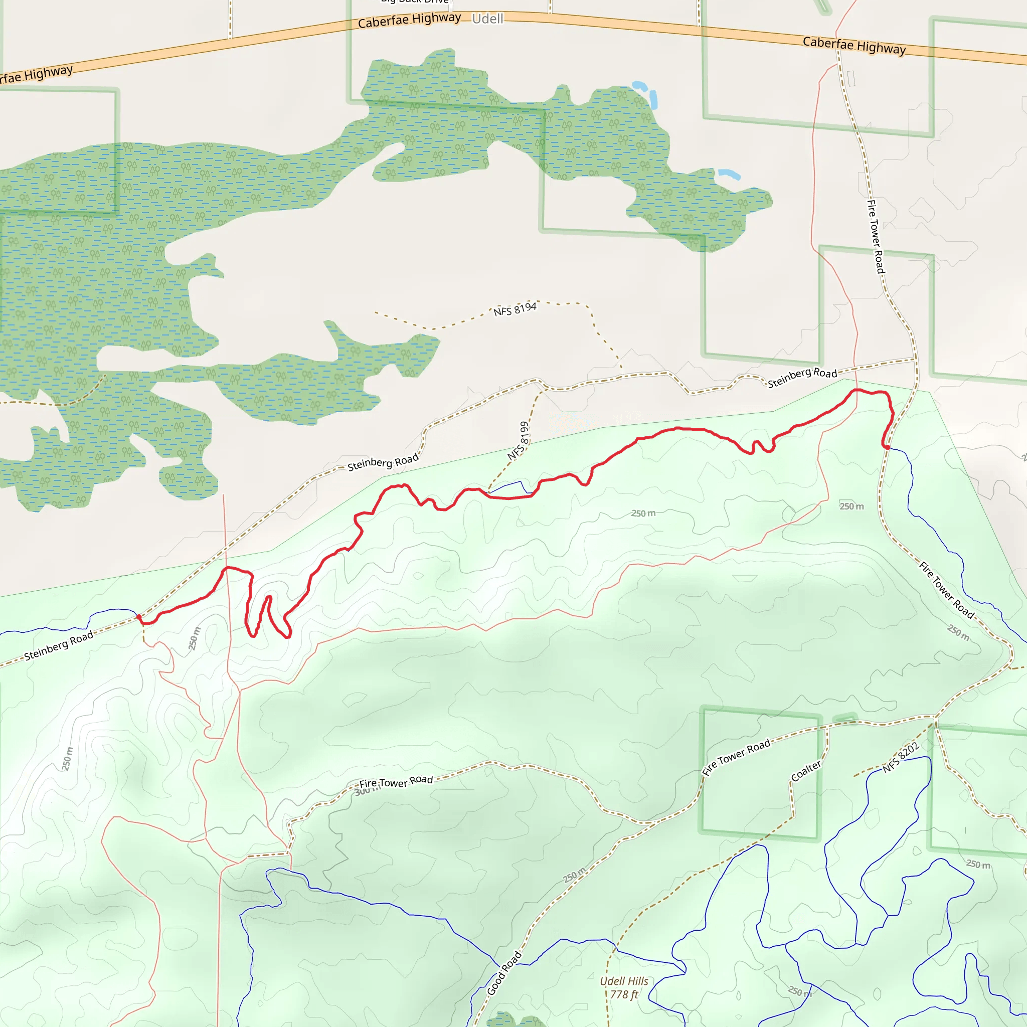 Big M - Shanty Boy Trail mobile static map