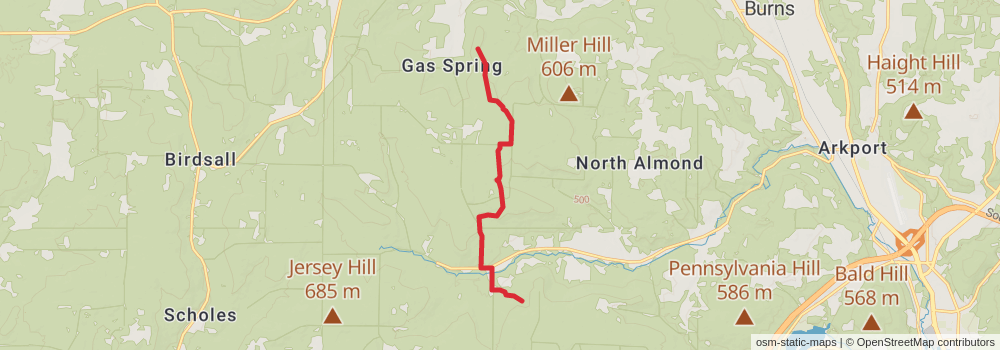 American Perimeter Trail - Northern Appalachian Primary stage 38 Map