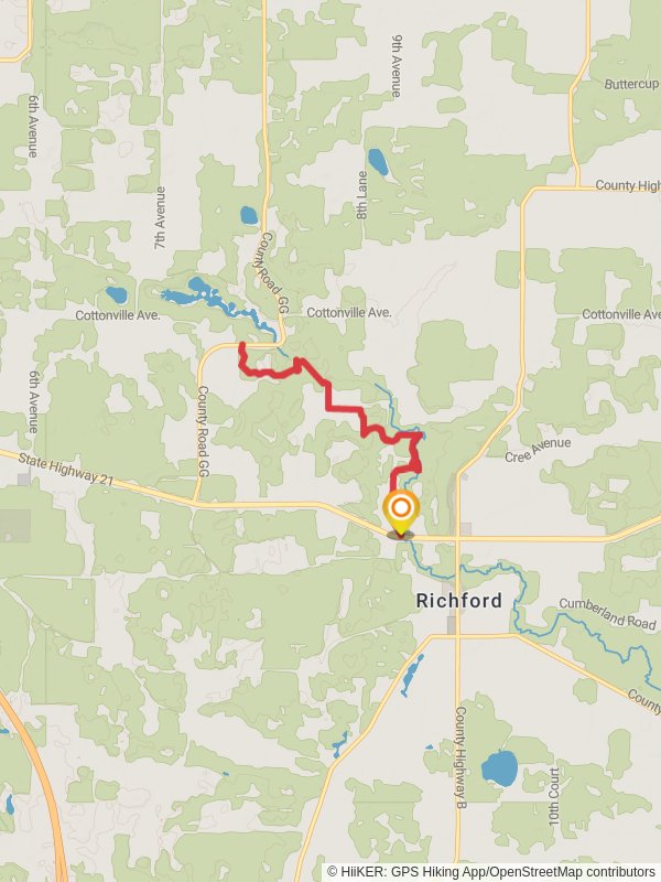 Ice Age National Scenic Trail - Mecan River