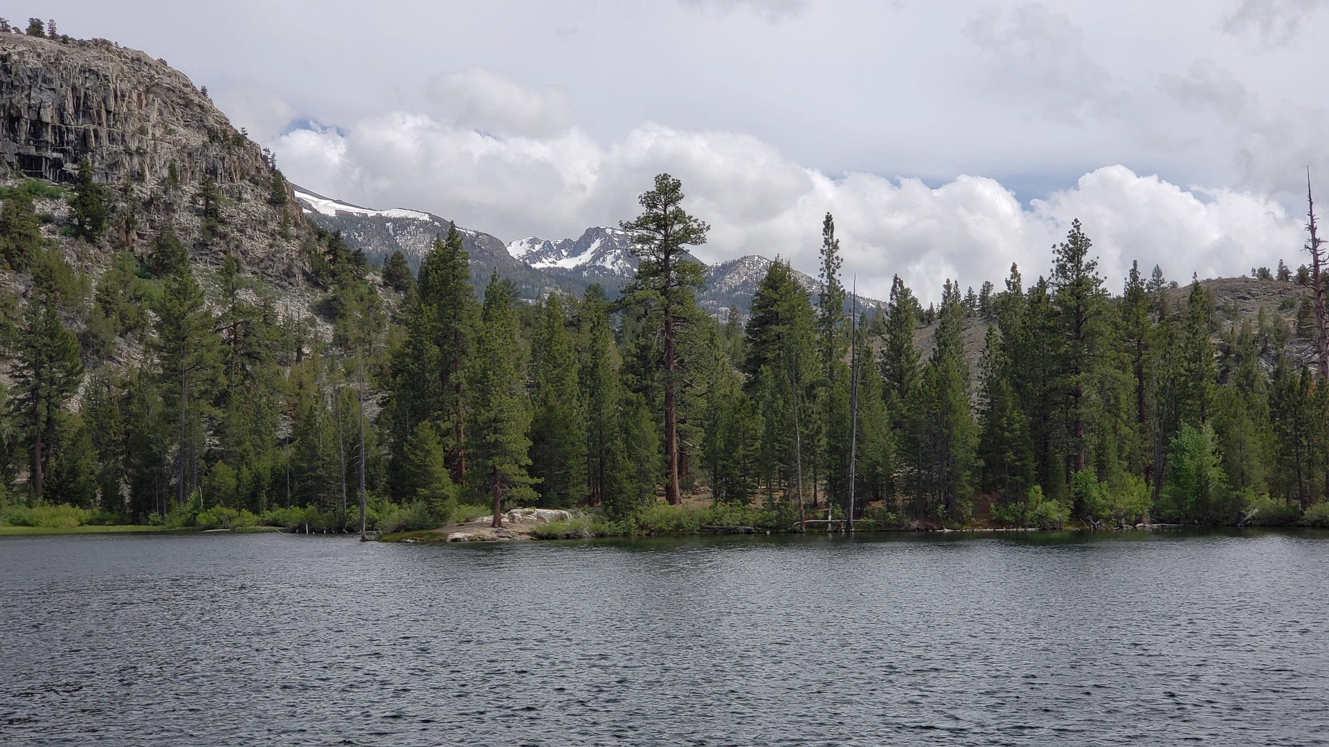 An image depicting the trail Roosevelt Lake, Lane Lake and Secret Lake Loop Trail and its surrounding area.