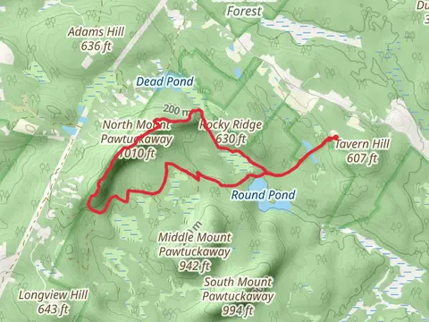 North Mount Pawtuckaway Loop Trail