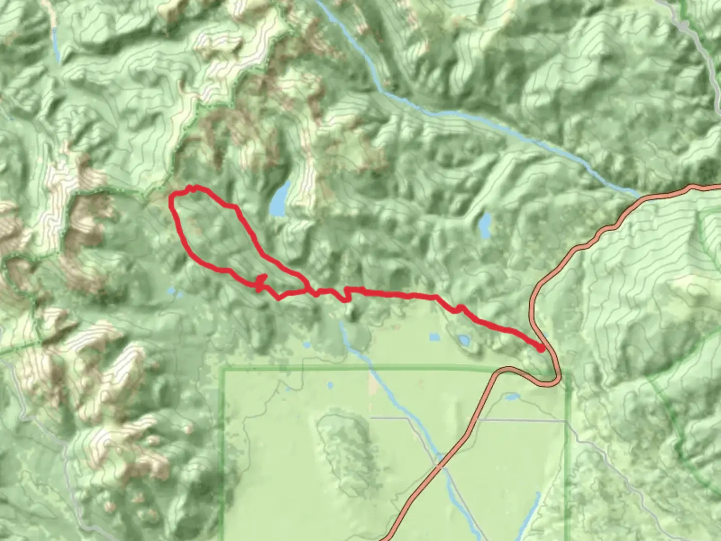 An image depicting the trail Colorado and West Jefferson Loop Trail and its surrounding area.