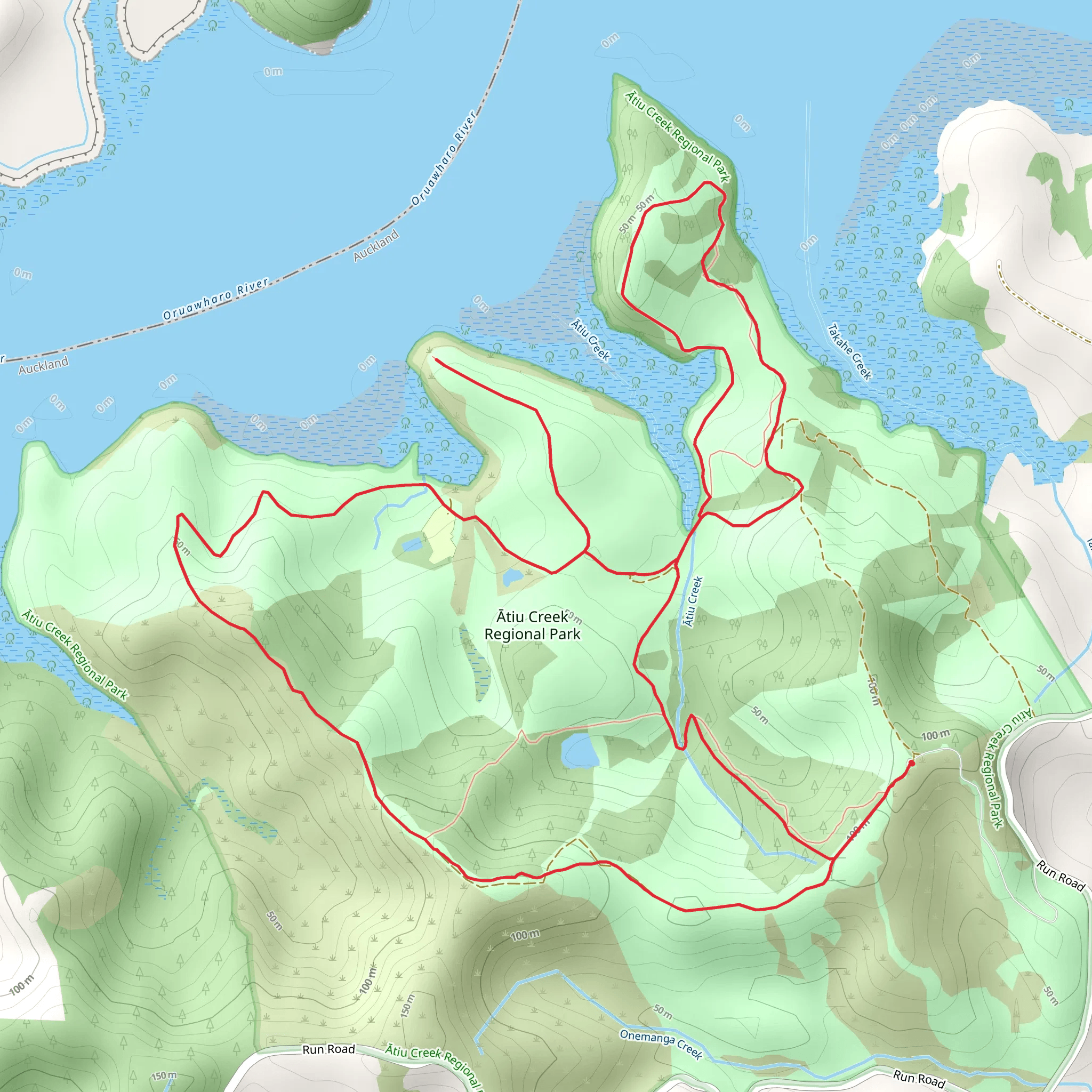 Atiu Creek Runabout mobile static map