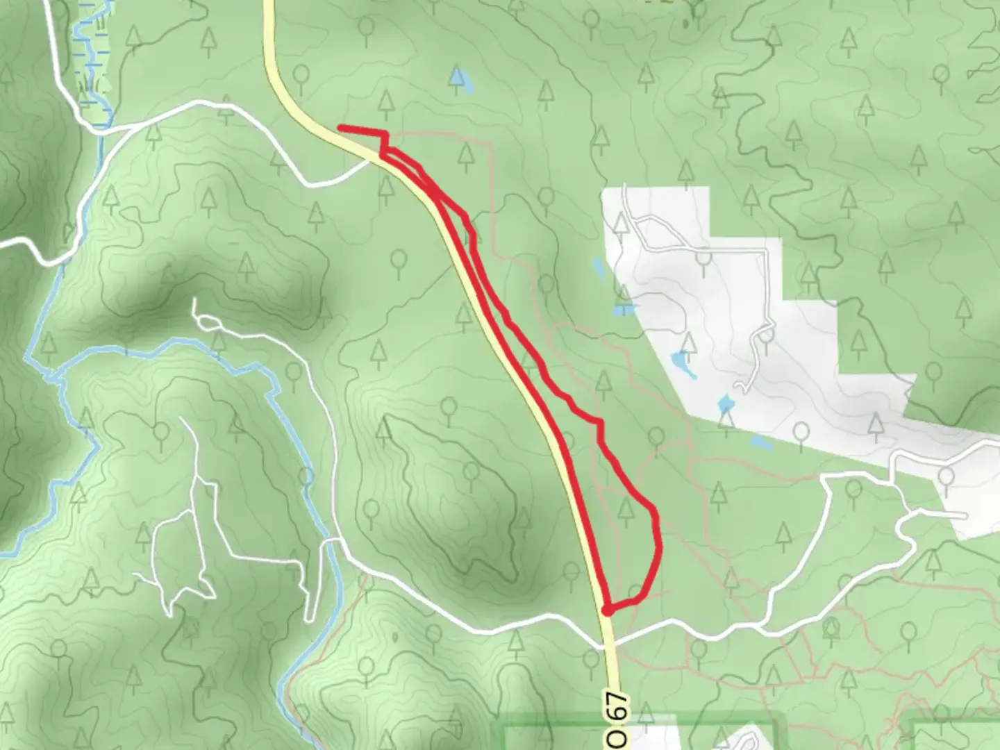 An image depicting the trail Centennial and Red Rocks Loop Trail and its surrounding area.