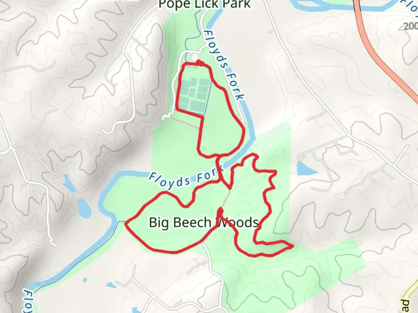 An image depicting the trail Big Beach and Prairie Preserve Loop Trail and its surrounding area.