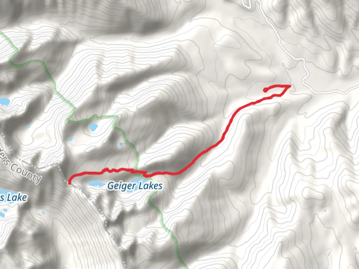 An image depicting the trail Lake Creek Trail and its surrounding area.