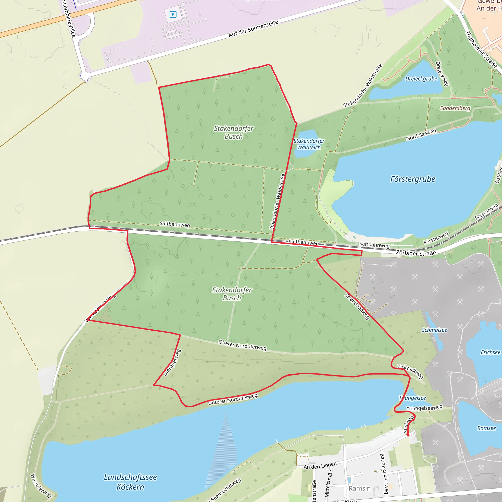 Stakendorfer Busch Loop mobile static map