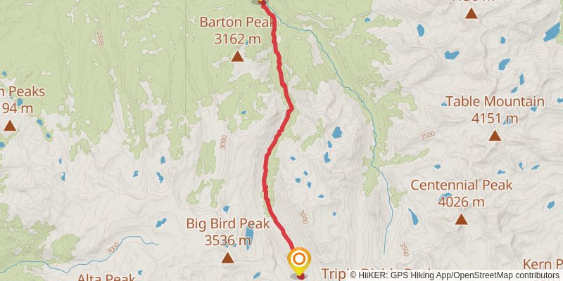 Deadman Canyon Loop stage 3 Map