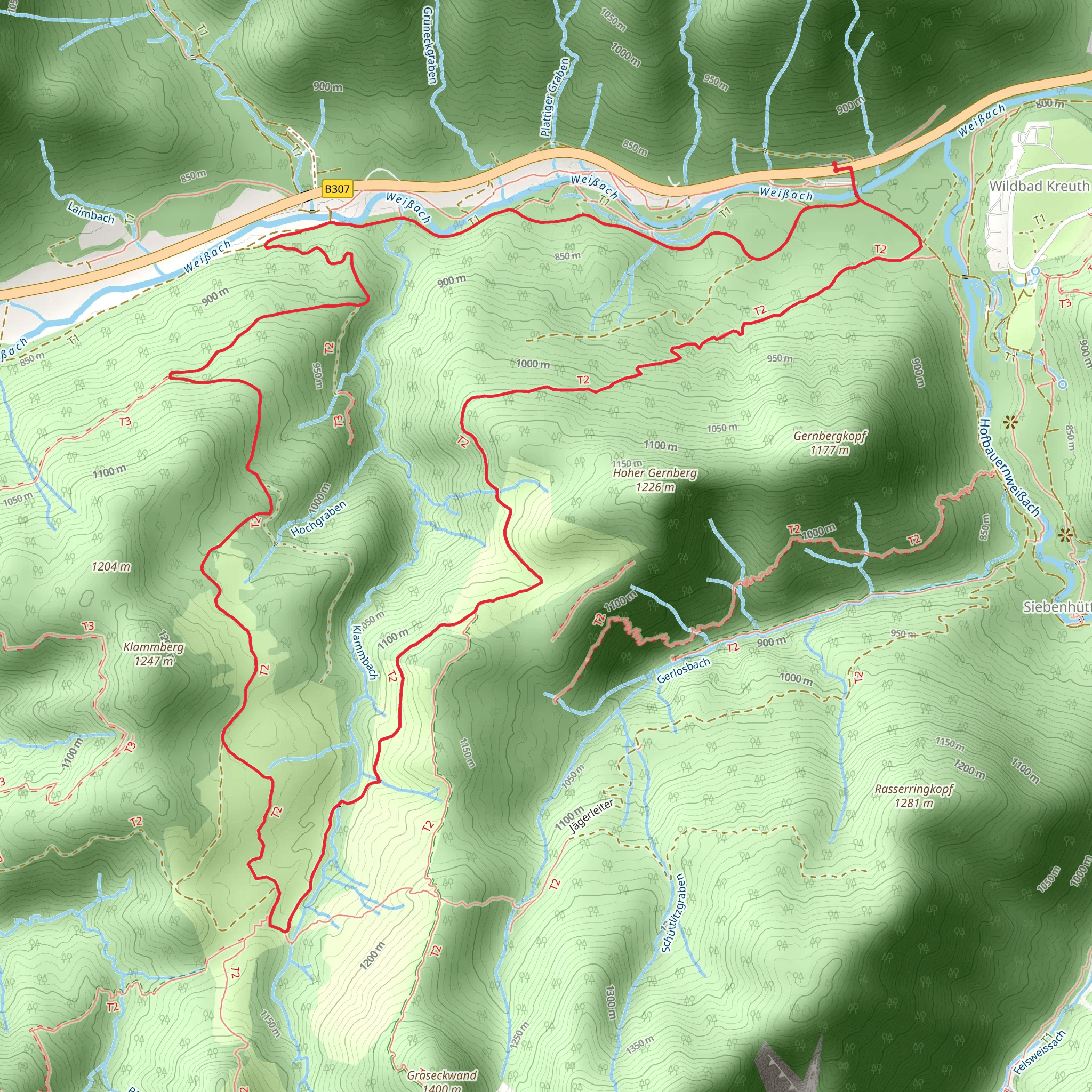 AV Weg Loop mobile static map