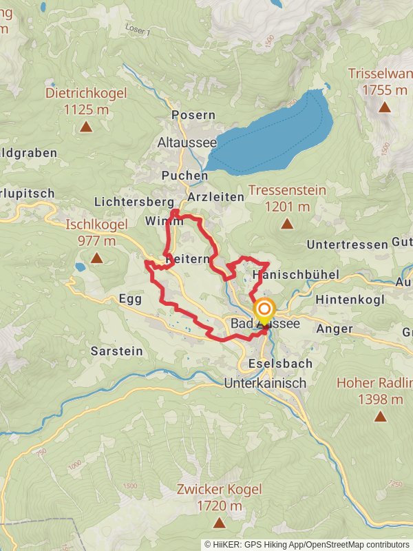 Via Artis Bad Aussee mobile static map