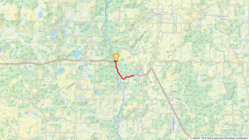 Chipola River Walk along via Florida Trail