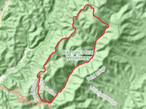 Ramseys Draft, Shenandoah Mountain and Road Hollow Loop Trail