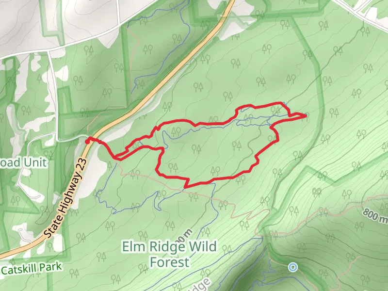 Outer North and South Loop via Escarpment Trail
