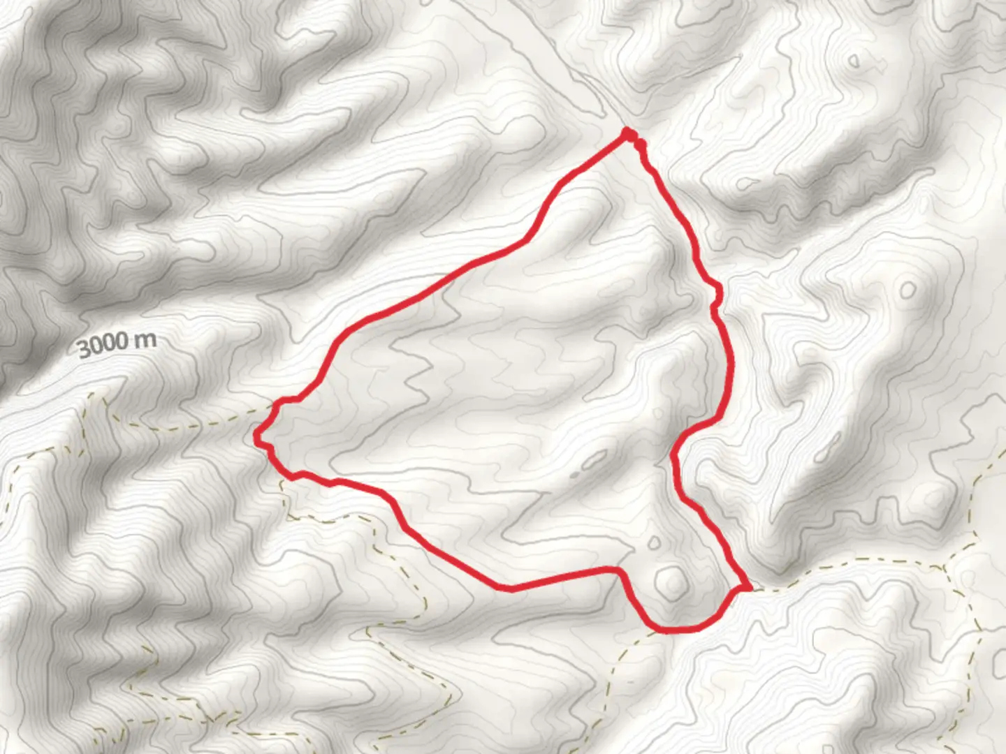 An image depicting the trail Foreman Creek and Bitter Creek Road Loop and its surrounding area.