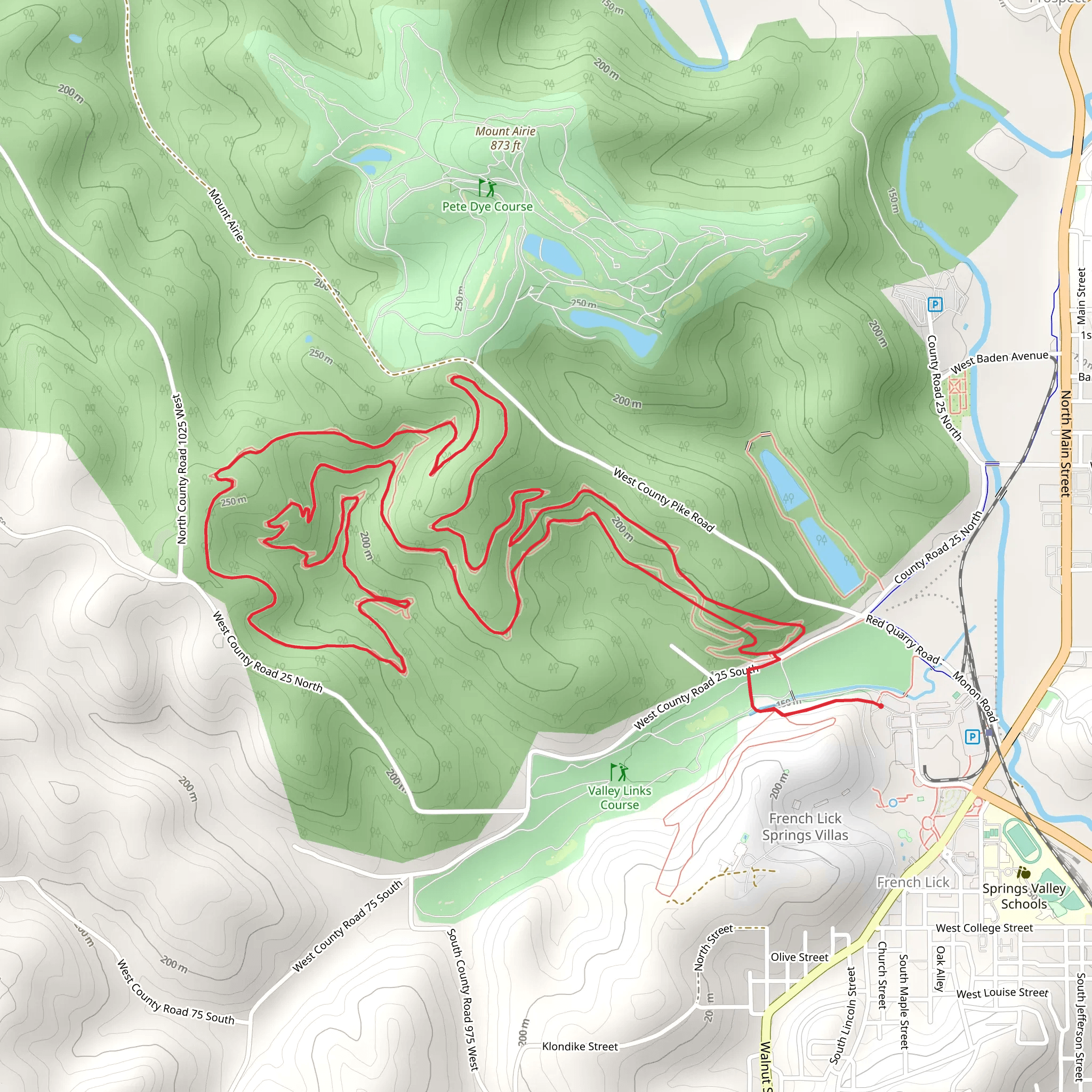 Trail 2 and 3 Loop mobile static map