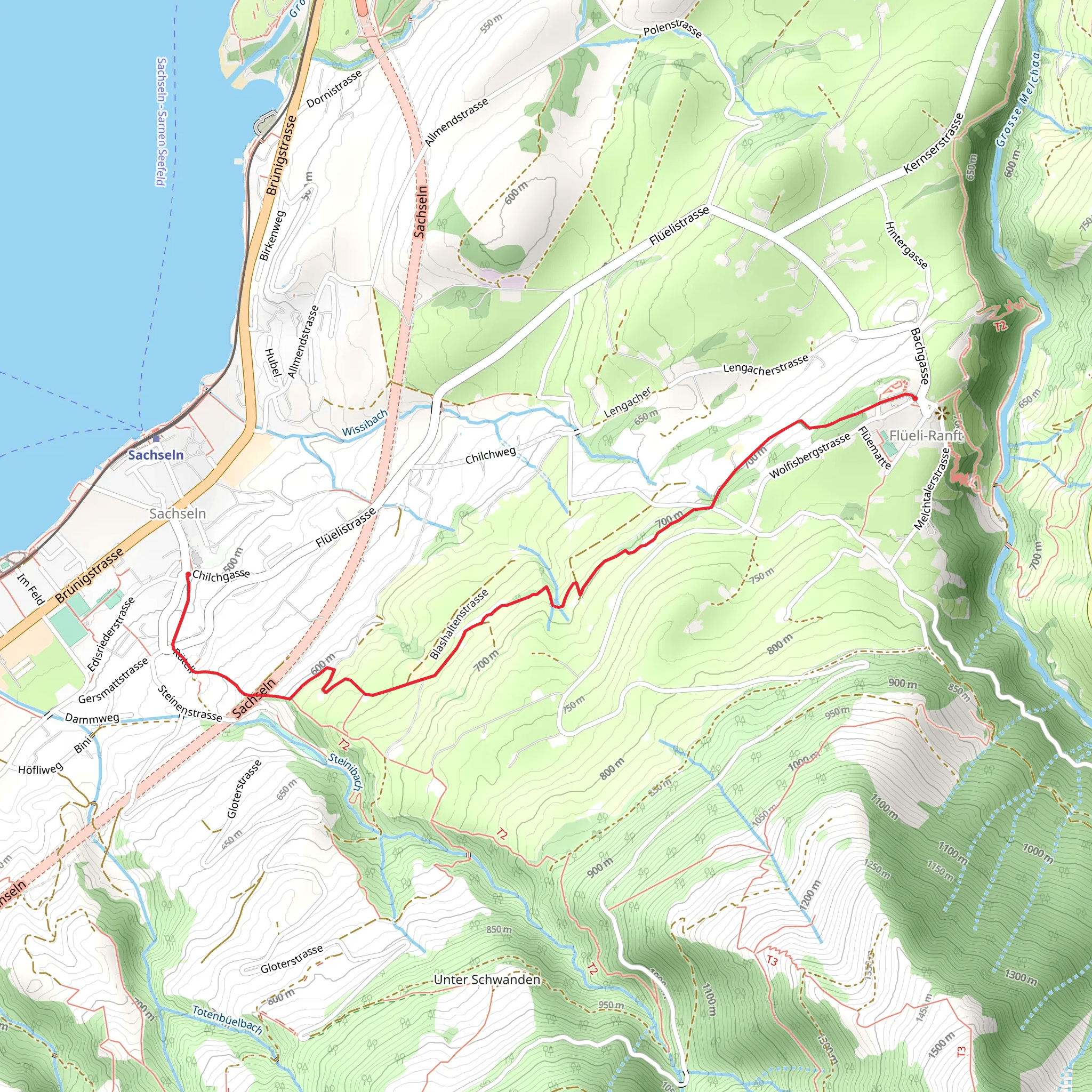 Visions Trail mobile static map