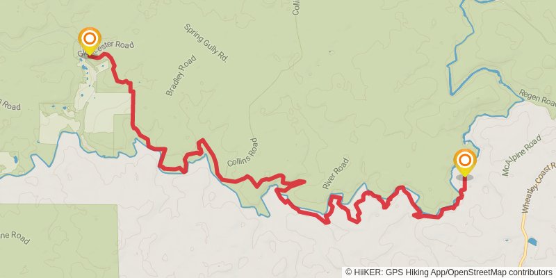 Bibbulmun Track stage 31 Map