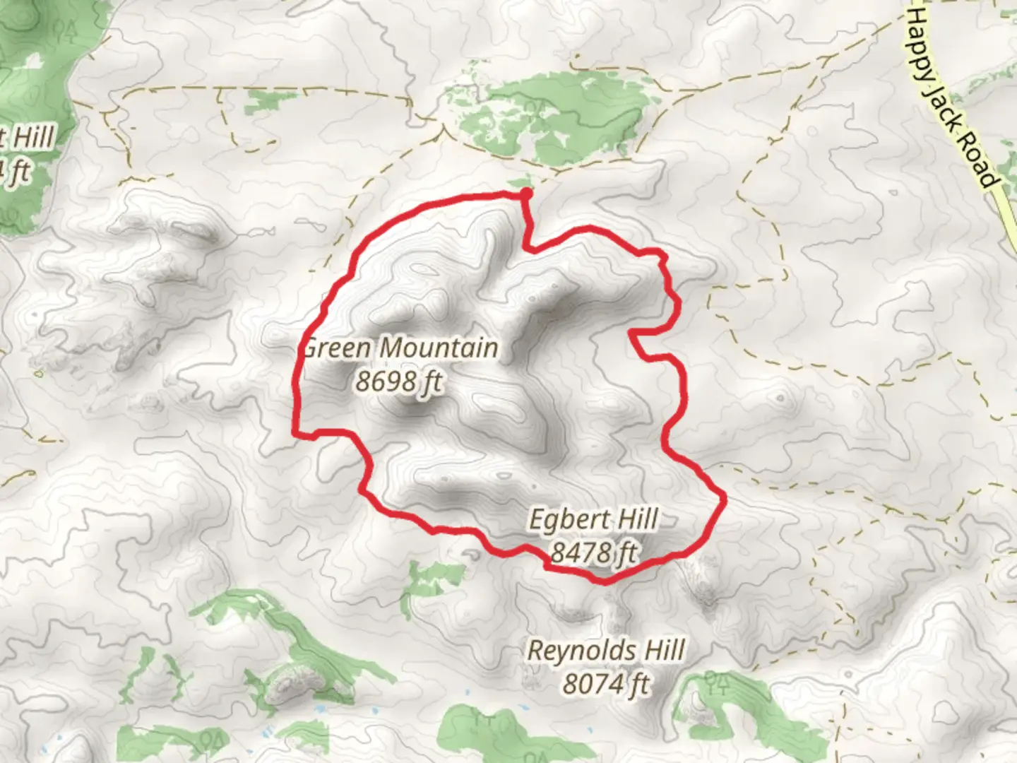 An image depicting the trail Skeleton Loop Trail and its surrounding area.