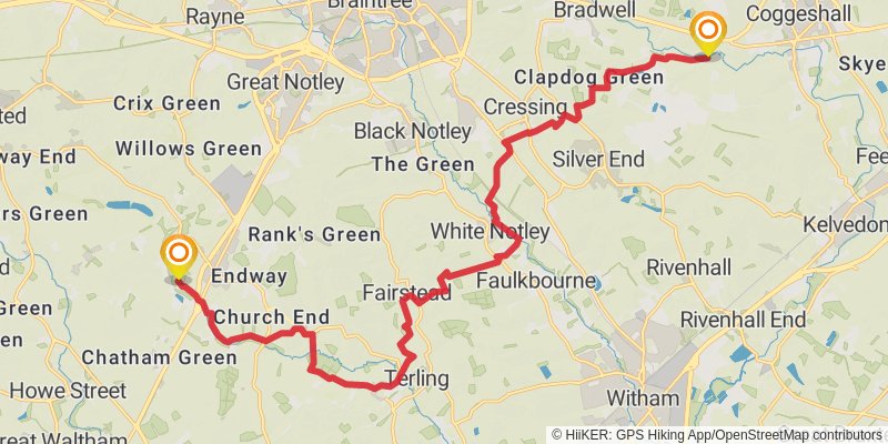 Essex Way stage 3 Map