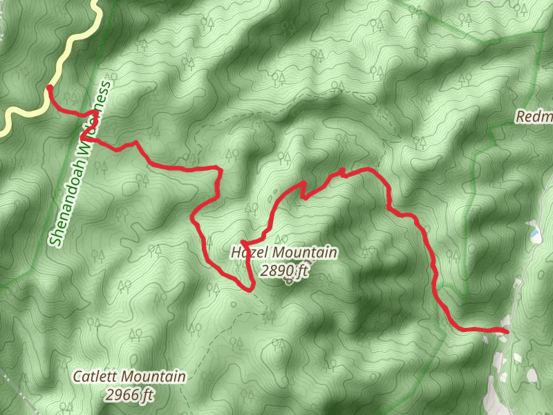 Hazel Mountain Trail and Hazel River Trail