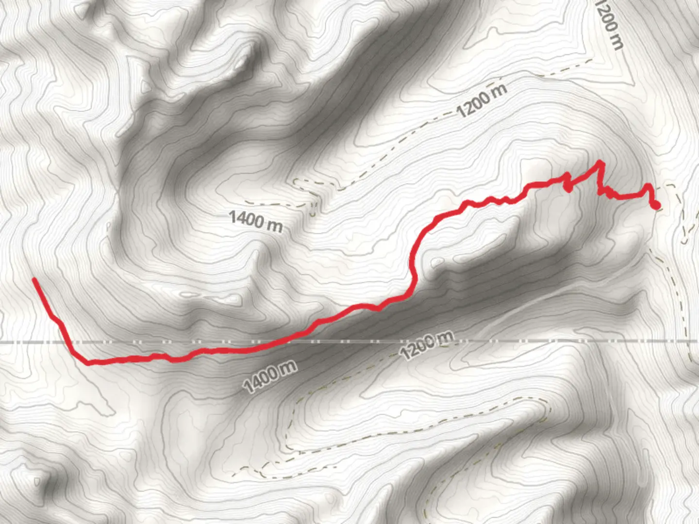An image depicting the trail Blue Lake Butte Trail and its surrounding area.