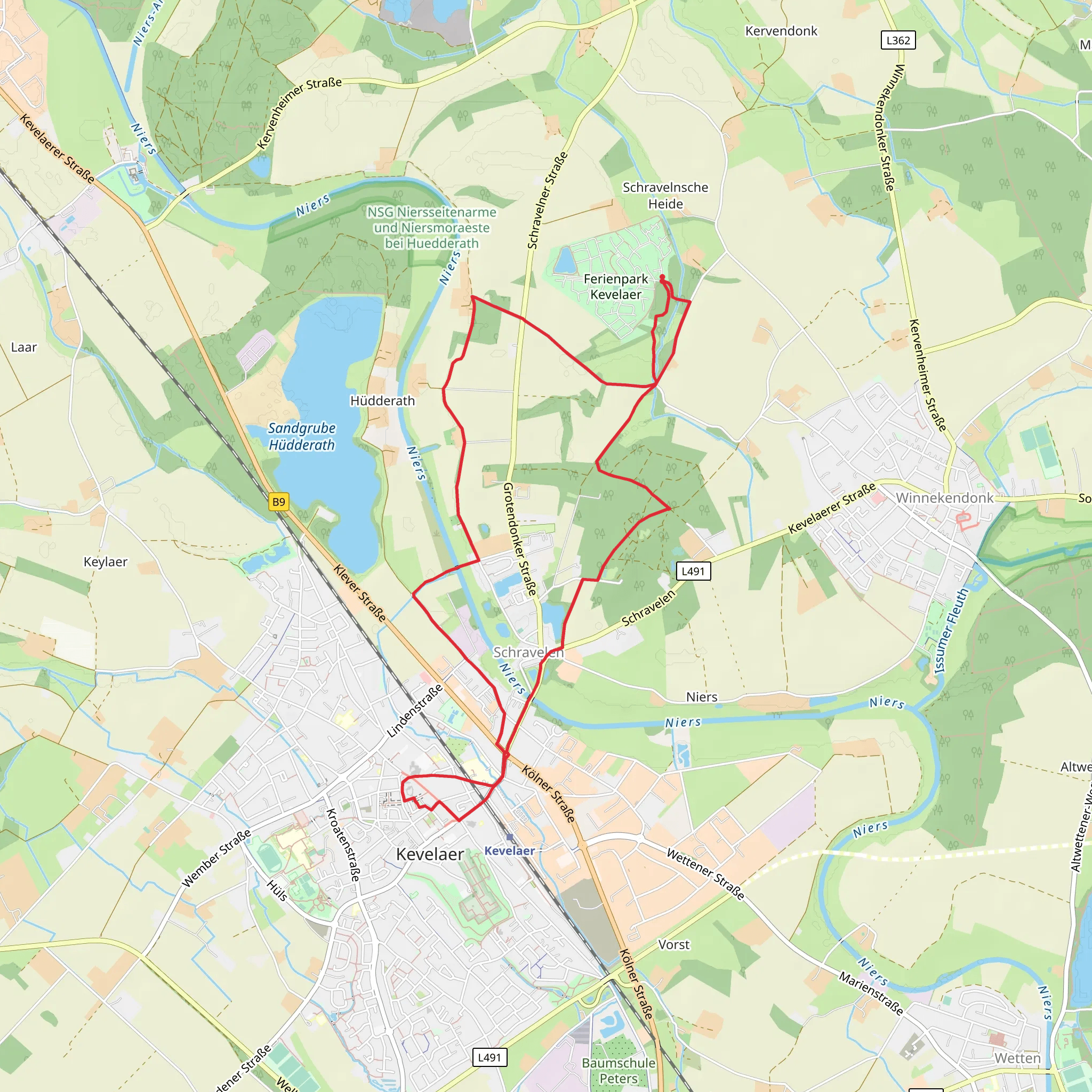 Steensweg and Michelsweg Loop mobile static map