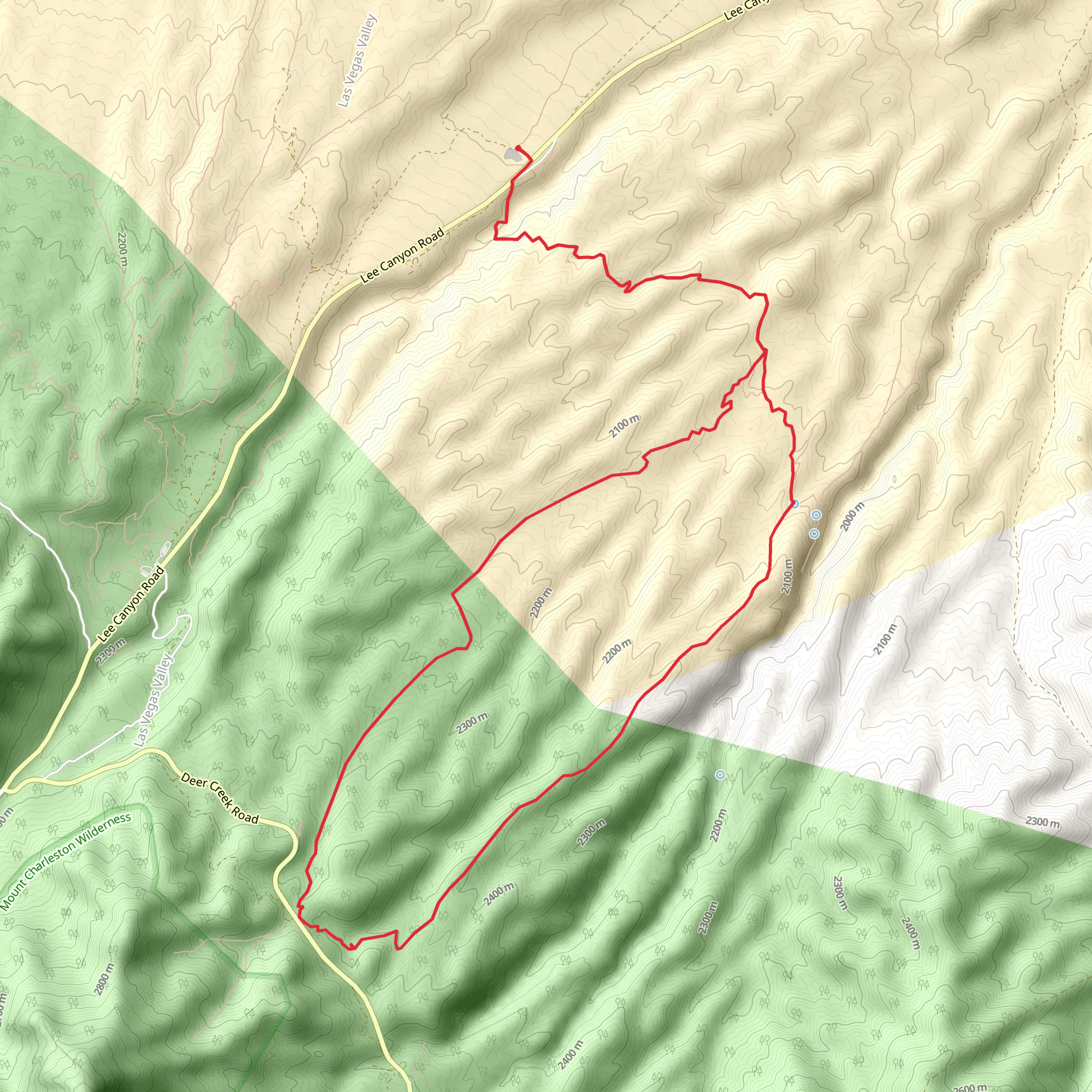 Deer Creek Catch Pan Loop mobile static map