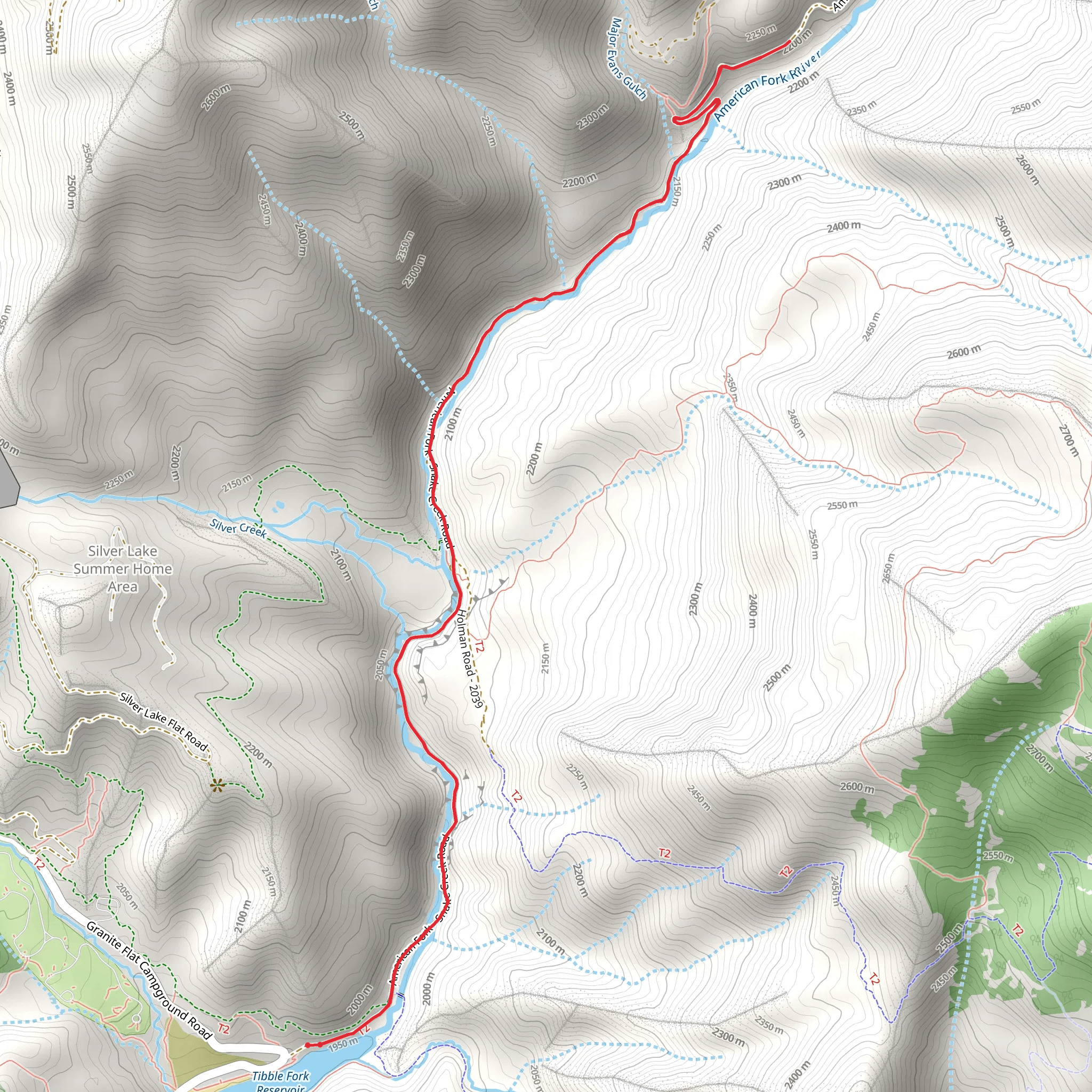 American Fork River Walk mobile static map