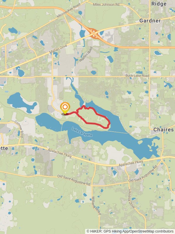 Alford and Bluebird Loop Trail mobile static map