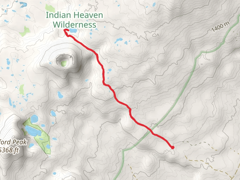 Junction Lake via East Crater Trail