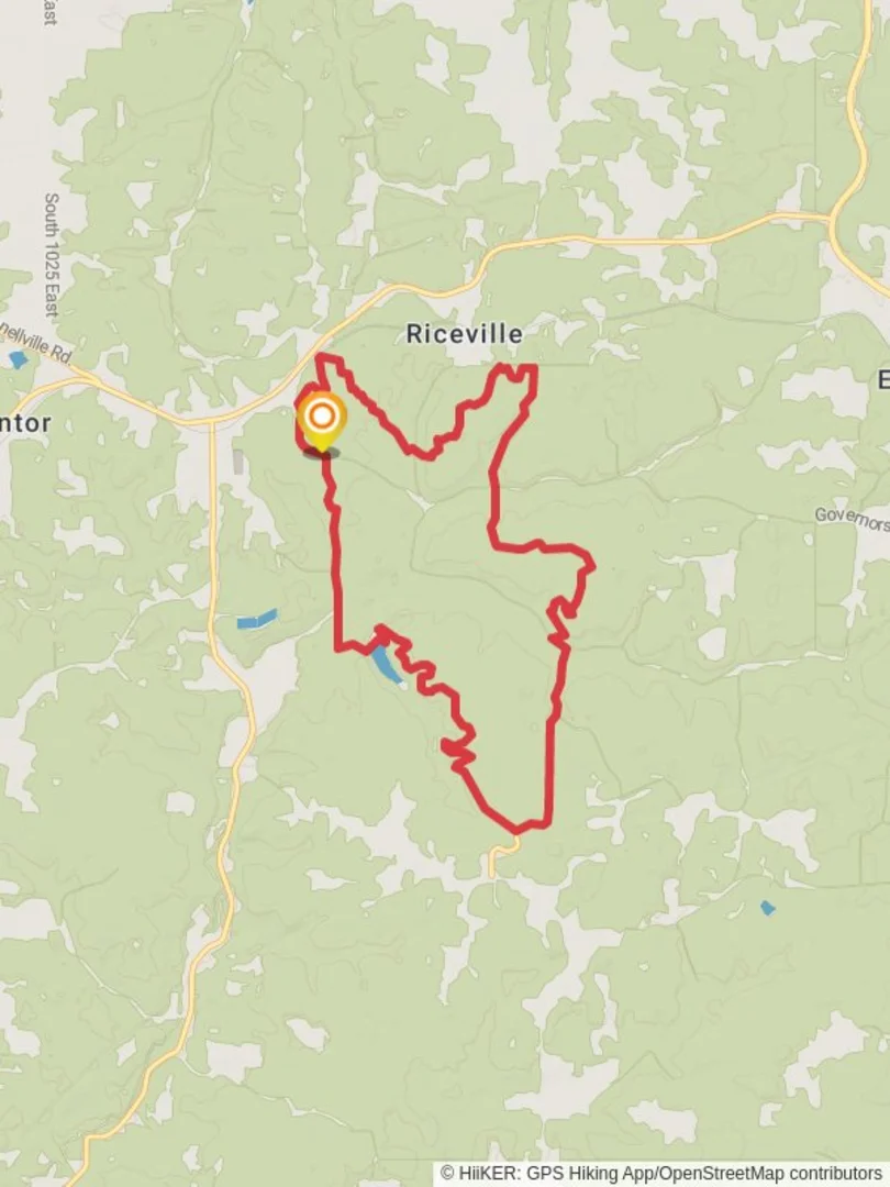 Anderson River and Mitchell Creek Loop Dubois County Indiana