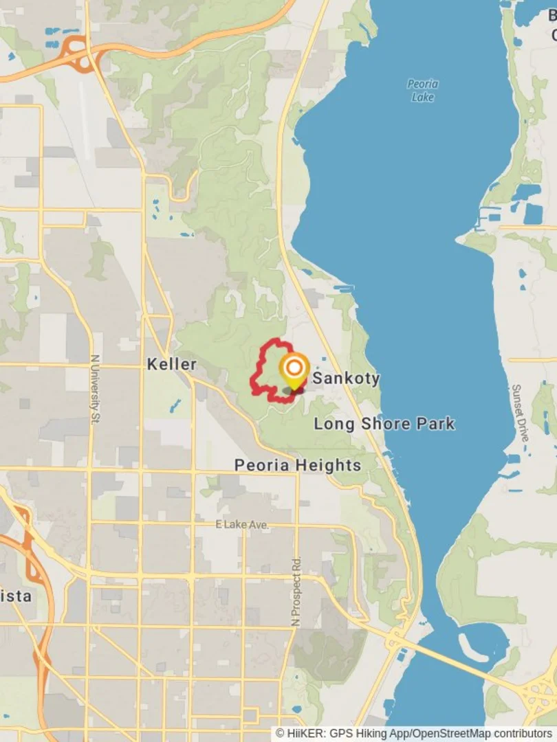 An image depicting the trail Wilderness and Deer Run Loop Trail and its surrounding area.