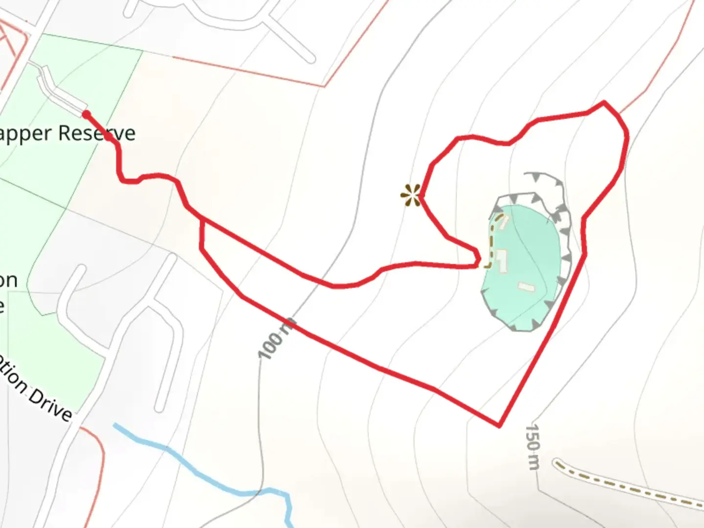 An image depicting the trail Family Friendly Trail and its surrounding area.