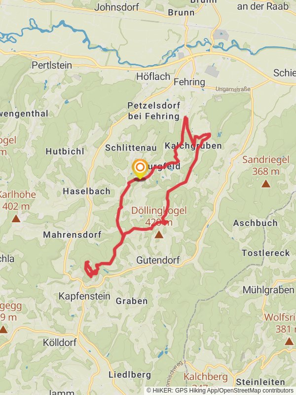 South of Fehring Loop Trail mobile static map