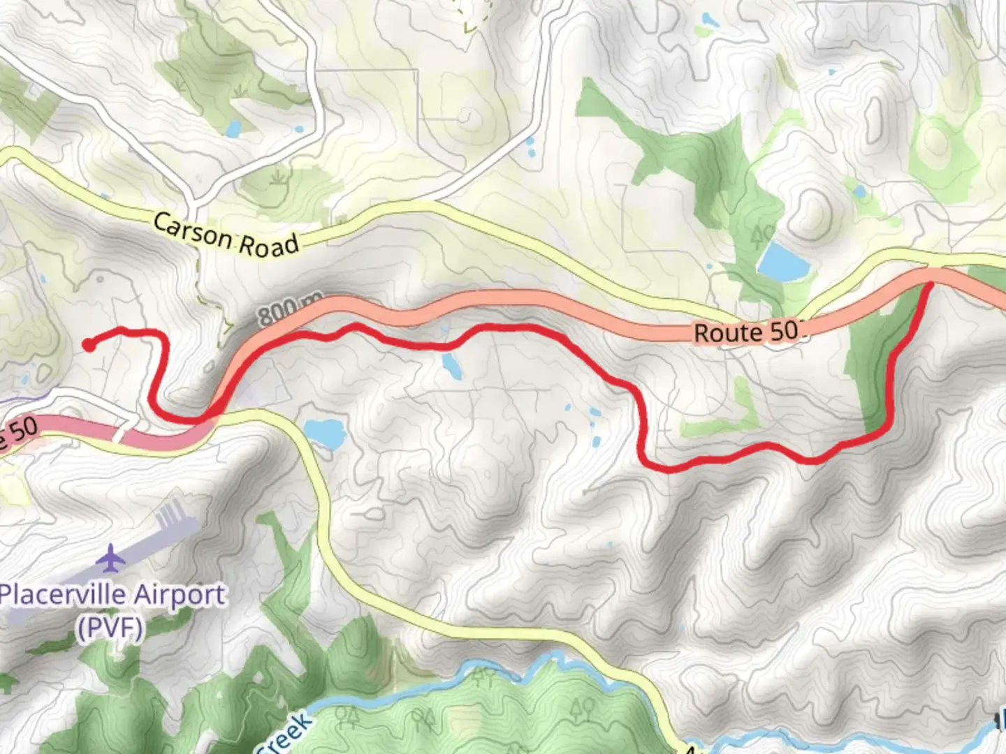 An image depicting the trail Smith Flat to Camino Heights and its surrounding area.