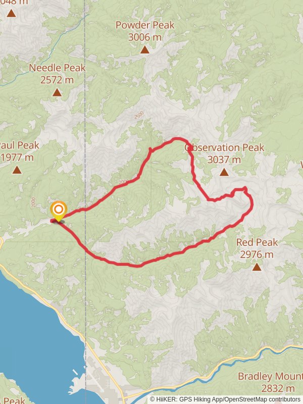 North Fork Indian Creek and South Fork Indian Creek Loop