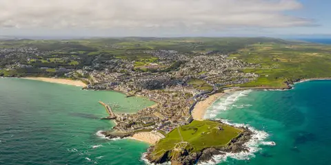 An image depicting the trail Zennor Churchway and Tinners Way and its surrounding area.