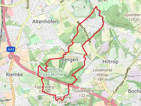 Unterer Stemberg-Teich and Tippelsberg Loop