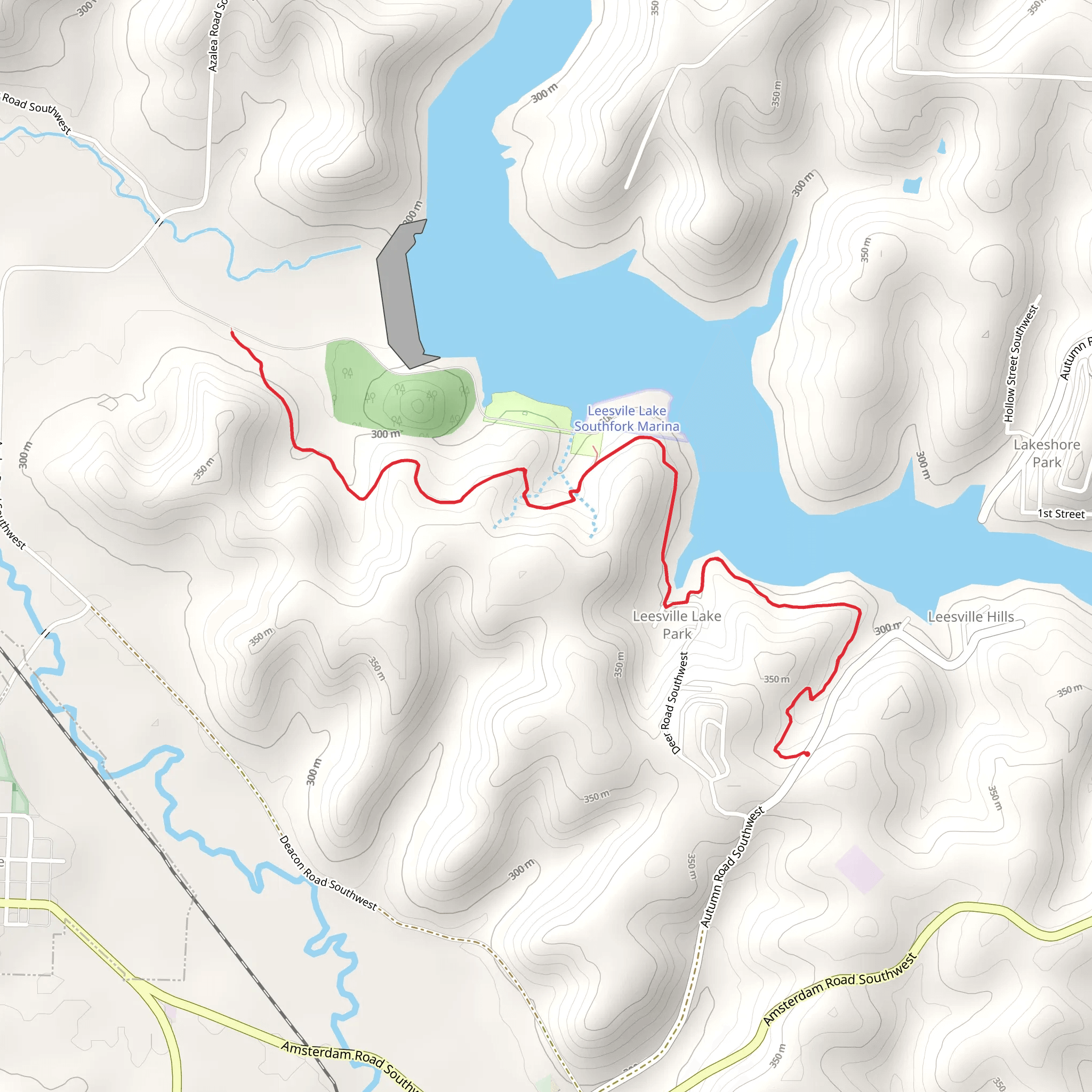 Buckeye Trail - AUtumn Road Southwest mobile static map