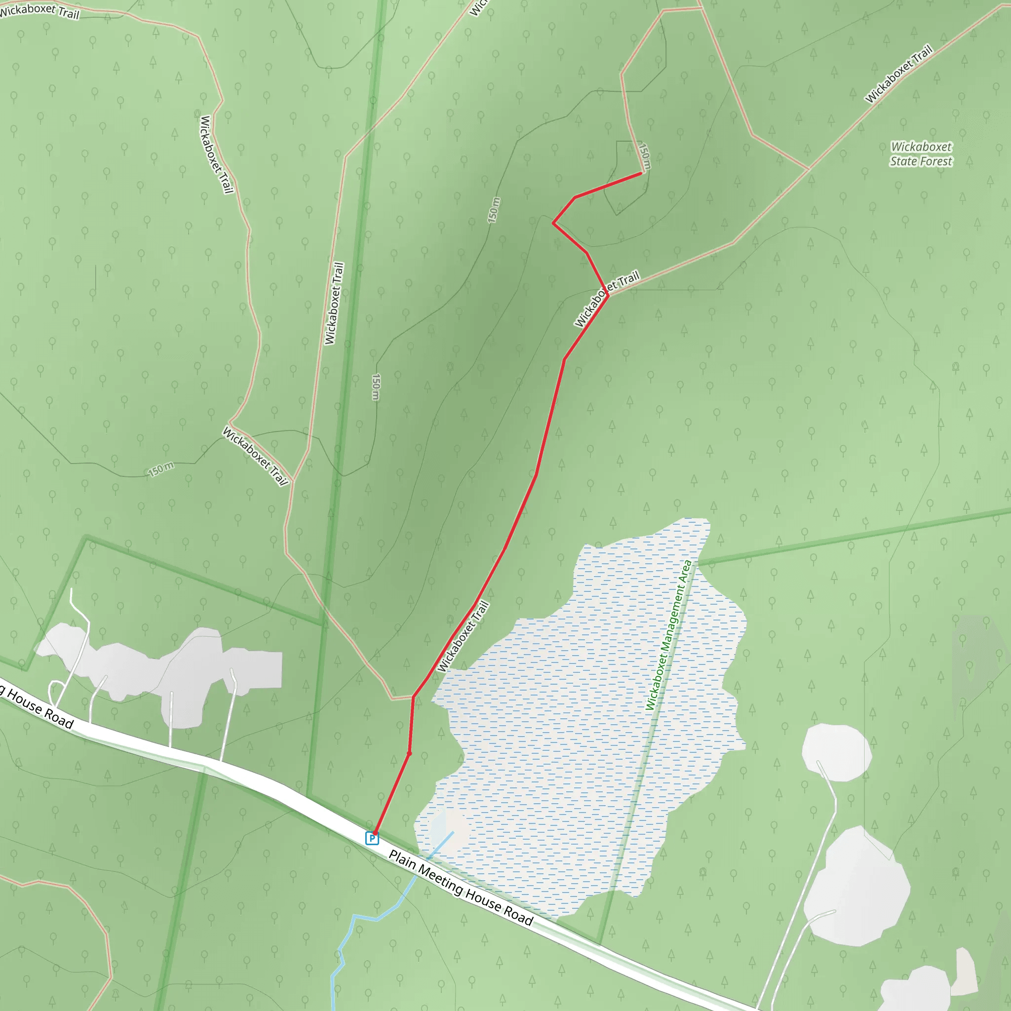 Wicka Boxet State Forest mobile static map