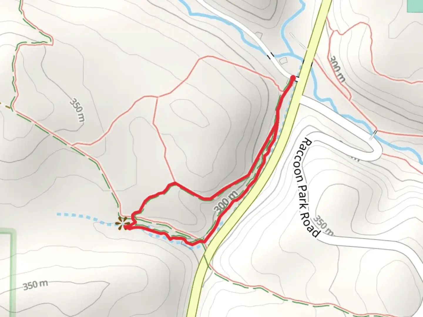 An image depicting the trail Mineral Springs Loop Trail -White and its surrounding area.