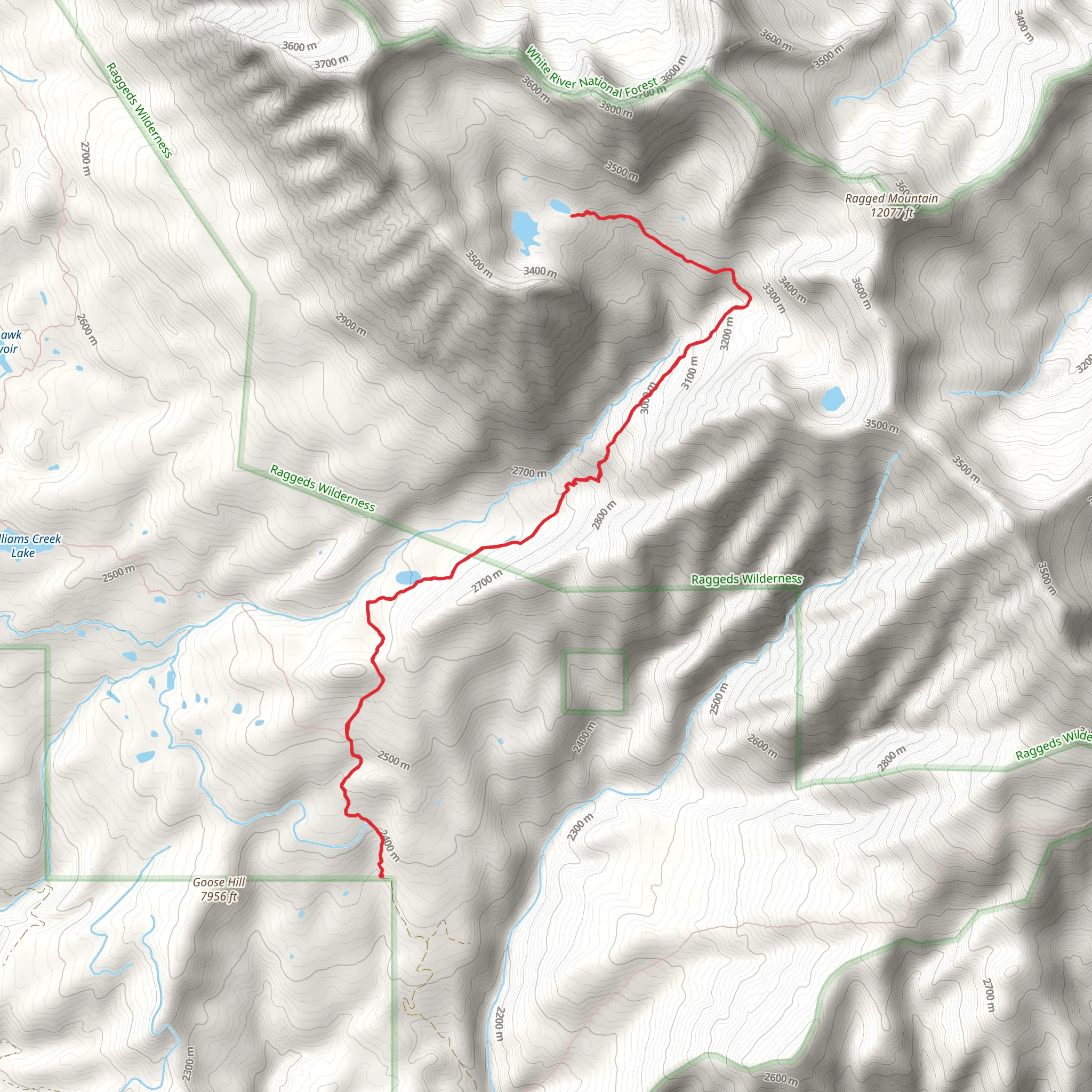 Deep Creek Lake Trail mobile static map