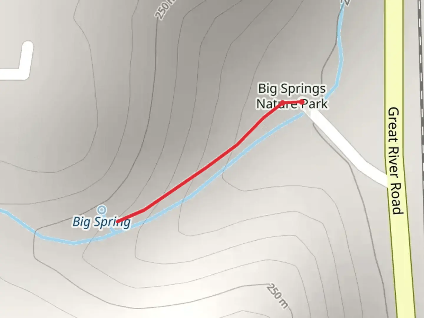 An image depicting the trail Great River Road Walk and its surrounding area.