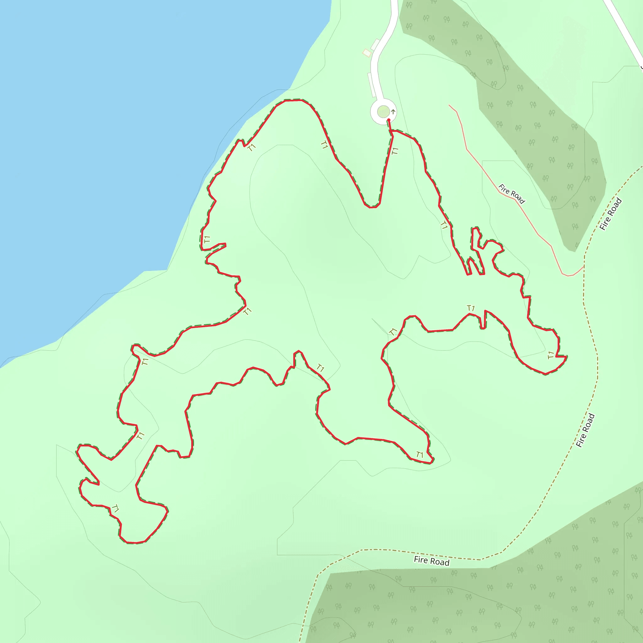 Dobra Loop Trail mobile static map