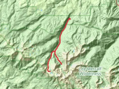 Spanish Lakes and Mirror Lake via South Fork Spanish Creek Trail