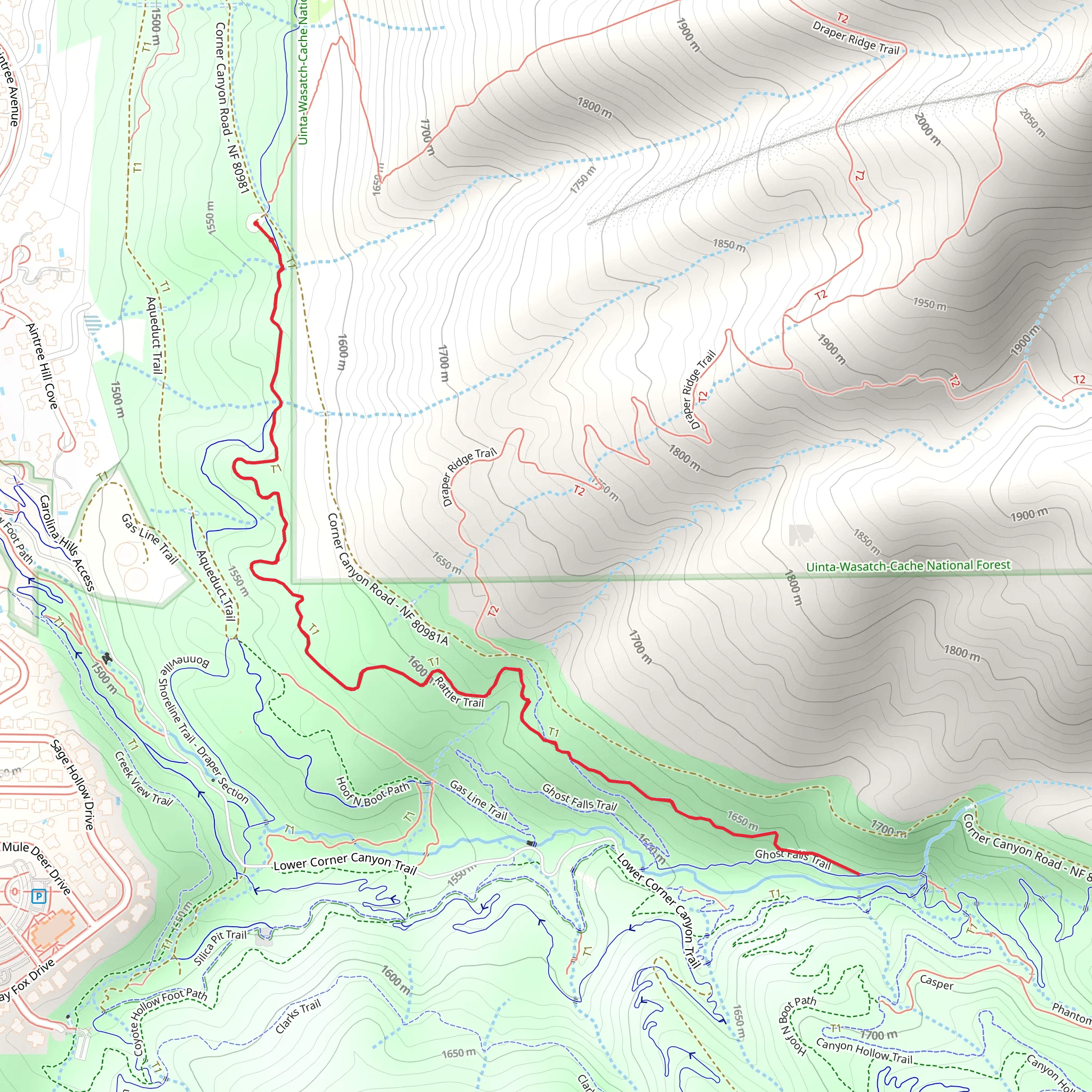 Rattler Walk mobile static map