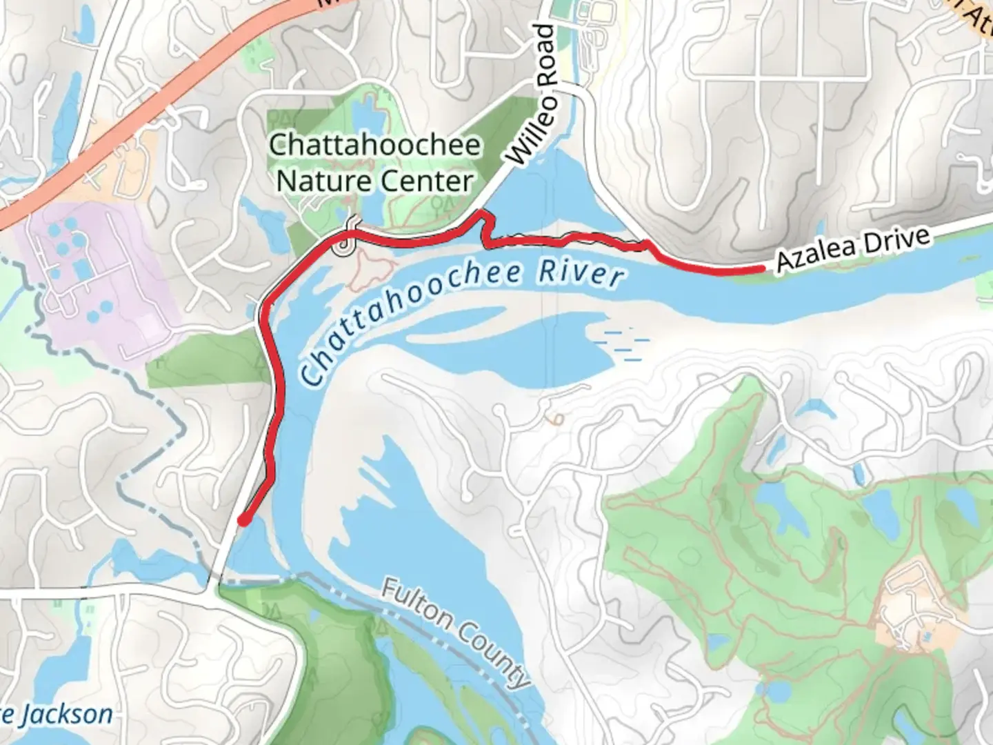 An image depicting the trail Willeo Road Trail and its surrounding area.